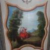 Online Pamono Screen with Oil Painting, 1800s