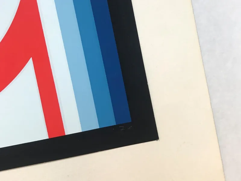 Pamono Screenprint by Jo Niemeyer, 1974> Minimalist