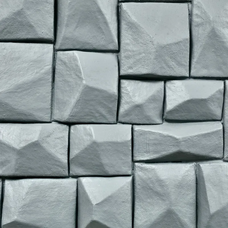 Pamono Sculptural Block Wall Hangings, 2021, Plaster, Set of 2> Wall Decor