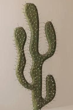 Pamono Sculptural Cactus Floor Lamp in Travertine and Fiberglass, 1970s><noscript><img width=