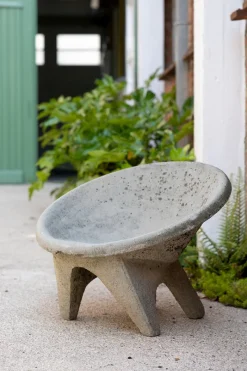 Pamono Sculptural Concrete Chair, Italy