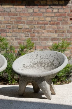 Pamono Sculptural Concrete Chair, Italy