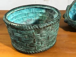 Pamono Sculptural Gilt Bronze Ice Bucket by Mauro Manetti, Italy, 1970s><noscript><img width=