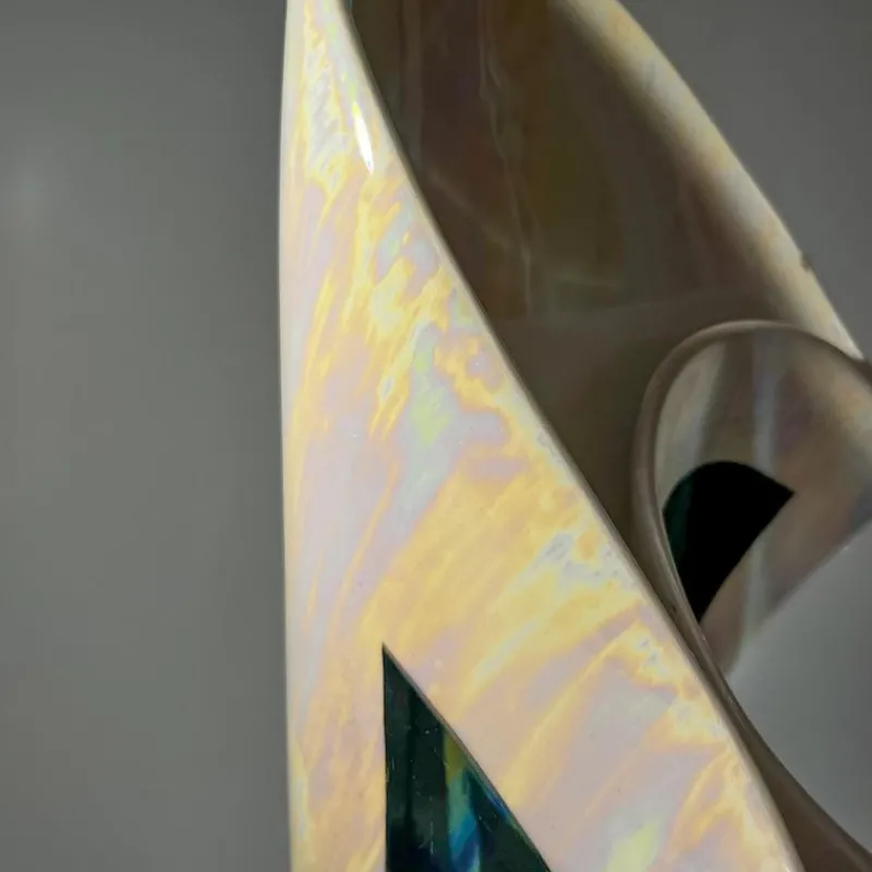 Discount Pamono Sculptural Iridescent Ceramic Vase, 1960s-1970s