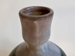 Pamono Sculptural Layer-Glazed Studio Ceramic Art Vase by Cornelsen Kindermann, Germany, 1960s><noscript><img width=
