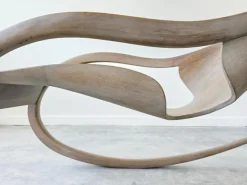 Outlet Pamono Sculptural Rocking Chair in Molded Ash & Plywood in the style of Wendell Castle, 2000s