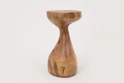 Hot Pamono Sculptural Side Table in Walnut by Logniture