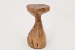 Hot Pamono Sculptural Side Table in Walnut by Logniture