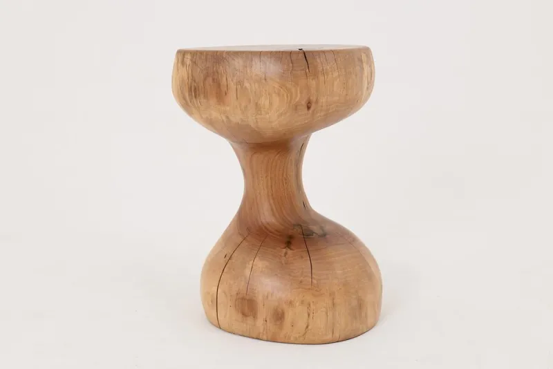 Pamono Sculptural Side Table in Walnut by Logniture> Tables
