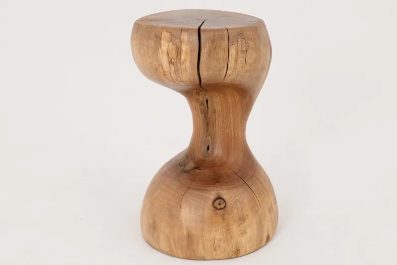 Pamono Sculptural Side Table in Walnut by Logniture> Tables