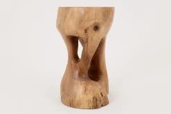 Pamono Sculptural Side Table in Walnut by Logniture> Tables