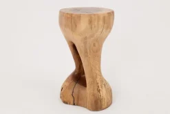 Pamono Sculptural Side Table in Walnut by Logniture><noscript><img width=