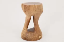 Pamono Sculptural Side Table in Walnut by Logniture><noscript><img width=
