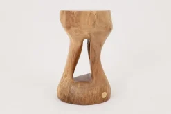 Pamono Sculptural Side Table in Walnut by Logniture><noscript><img width=