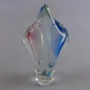 Pamono Sculptural Sommerso Murano Glass Vase by Archimede Seguso for Flavio Poli, 1960s