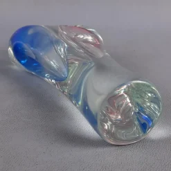 Pamono Sculptural Sommerso Murano Glass Vase by Archimede Seguso for Flavio Poli, 1960s