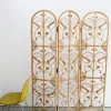 Online Pamono Sculptural Three-Part Room Divider in Rattan and Wicker, 1970s