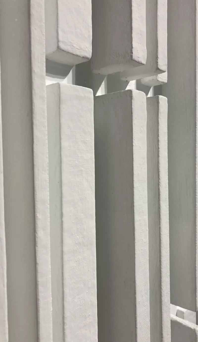 Pamono Sculptural Wall Hanging, 2021, Plaster> Wall Decor