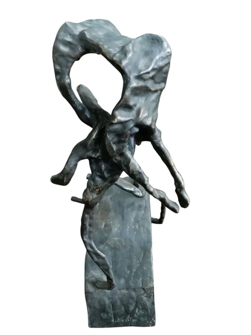Clearance Pamono Sculpture of Wrestlers, 1970s, Bronze
