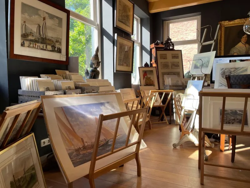 Pamono Sea Chart of the East Frisian Islands or Watten and the North Sea, 1700s> Wall Decor