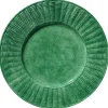 Discount Pamono Sea Green Wicker Plates from Este Ceramiche, Set of 6
