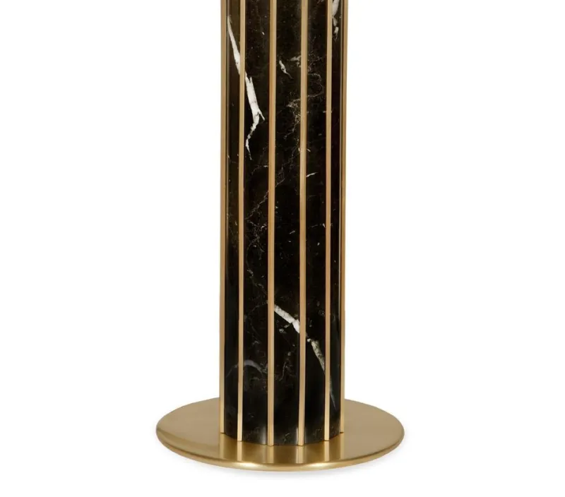 Outlet Pamono Seagram Nero Marquina Marble Table Lamp by Insidherland