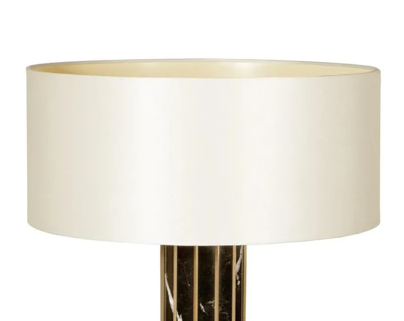 Outlet Pamono Seagram Nero Marquina Marble Table Lamp by Insidherland