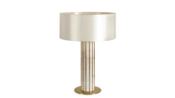 Outlet Pamono Seagram Nero Marquina Marble Table Lamp by Insidherland