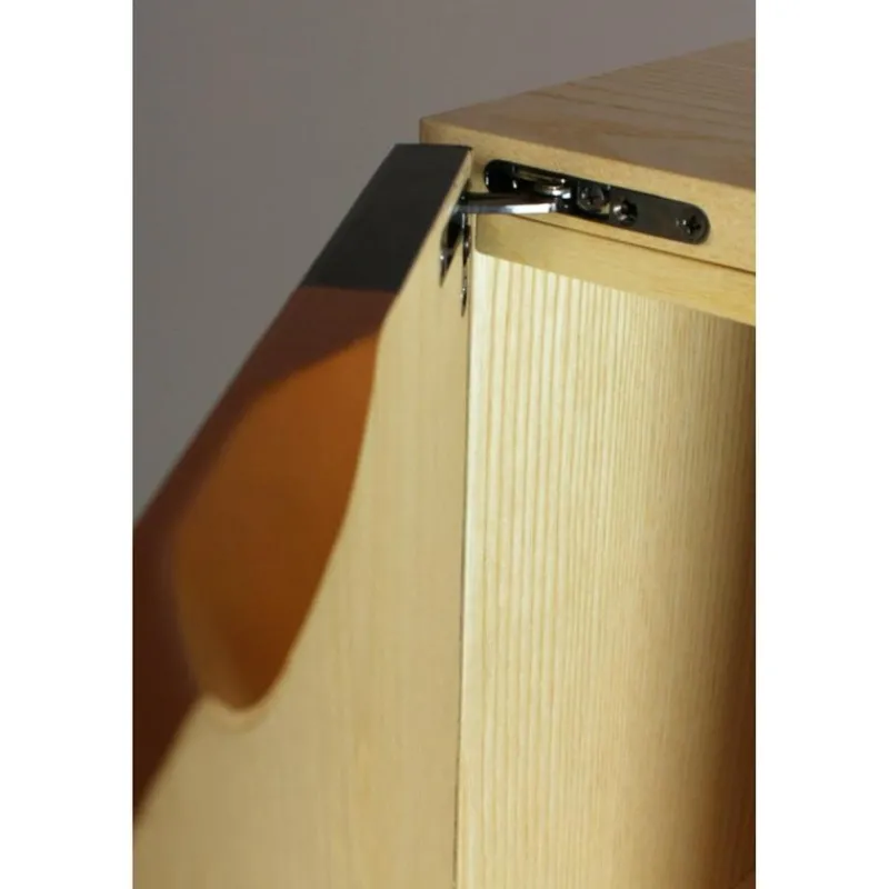 Online Pamono Seasons Bedside Table in Metal and Leather by Oscar Maschera