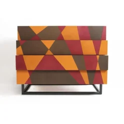 Pamono Seasons Chest of Drawers in Laminated Wood by Oscar Maschera><noscript><img width=