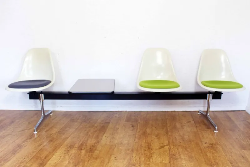 Clearance Pamono 3-Seat Bench by Charles & Ray Eames for Vitra, 1970s
