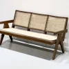 Best Pamono 3-Seater Bench Sofa by Pierre Jeanneret, India, 1956