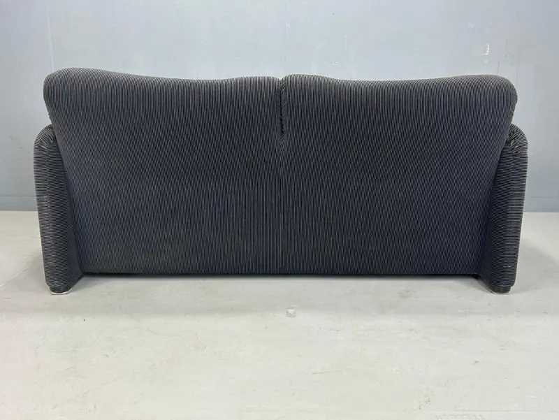 Pamono 2-Seater Sofa and Lounge Chair for Cassina attributed to Vico Magistretti for Cassina, 1970s, Set of 2> Living Room Sets