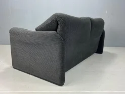 Pamono 2-Seater Sofa and Lounge Chair for Cassina attributed to Vico Magistretti for Cassina, 1970s, Set of 2><noscript><img width=
