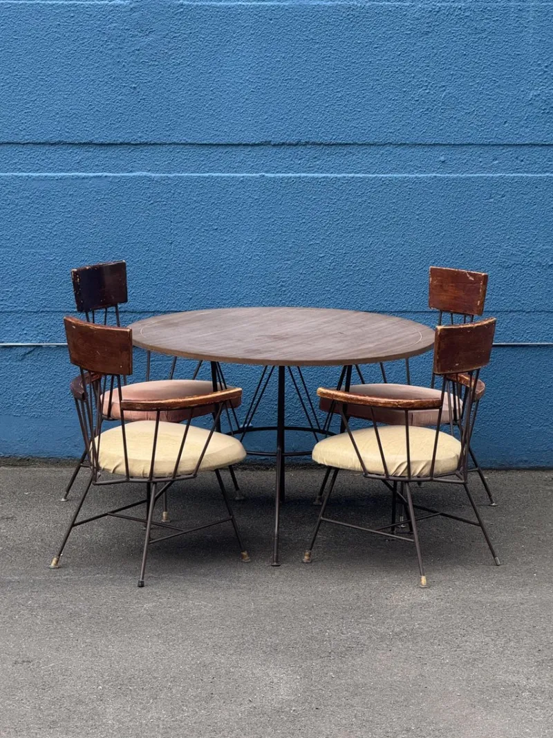 Pamono Seating Group by Richard McCarthy for Selrite, USA, 1950s, Set of 5> Garden Seating