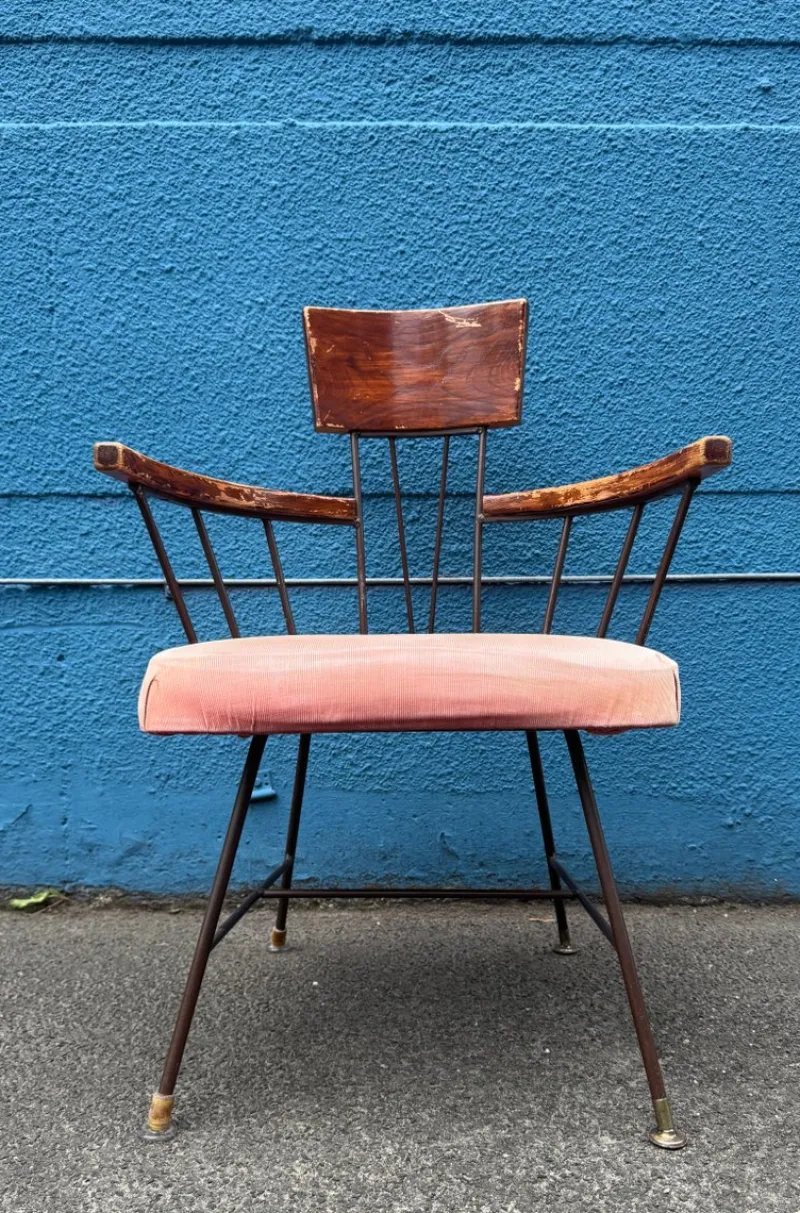 Pamono Seating Group by Richard McCarthy for Selrite, USA, 1950s, Set of 5> Garden Seating