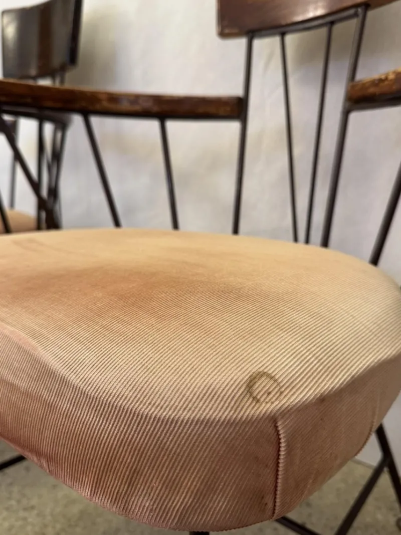 Pamono Seating Group by Richard McCarthy for Selrite, USA, 1950s, Set of 5> Garden Seating
