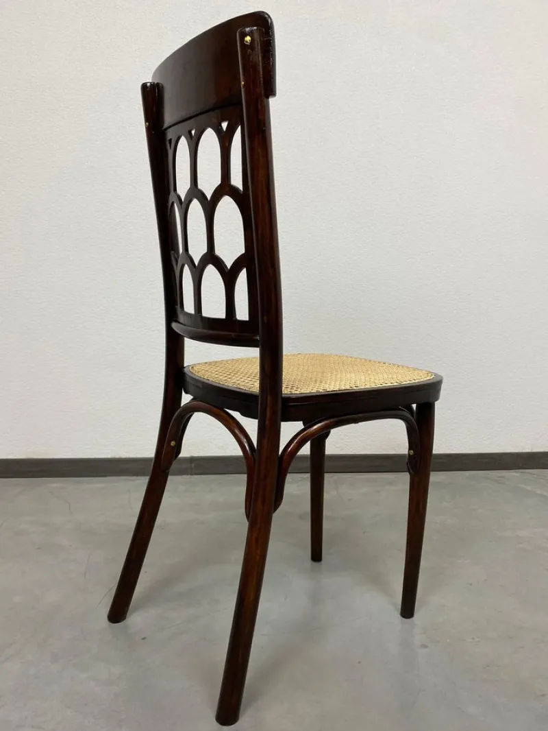 Pamono Secession Beehive Chair attributed to Koloman Moser for J&J Kohn, 1890s> Side Chairs & Dining Chairs