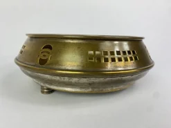 Pamono Secession Brass Bowl attributed to Jutta Sika and Kolo Moser, 1890s