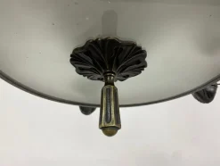 Discount Pamono Secession Bronze Chandelier, 1920s