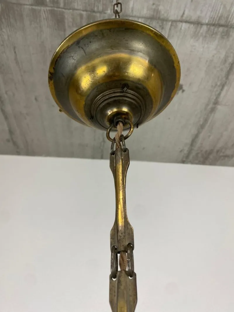 Pamono Secession Hanging Lamp attributed Josef Hoffmann, 1890s> Ceiling Lights