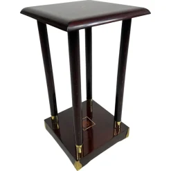 Pamono Secession Mahogany Pedestal, 1890s> Pedestals And Columns