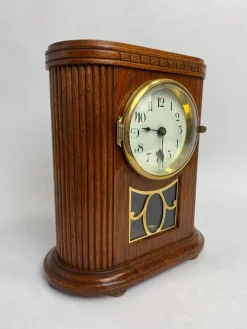 Pamono Secession Mantel Clock by Otto Prutscher, 1890s> Clocks