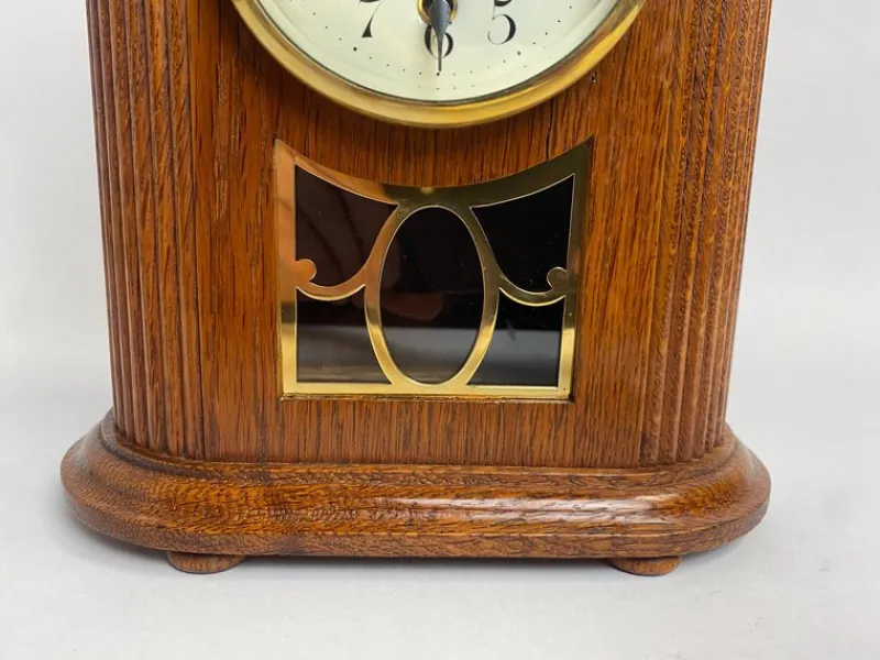 Pamono Secession Mantel Clock by Otto Prutscher, 1890s> Clocks