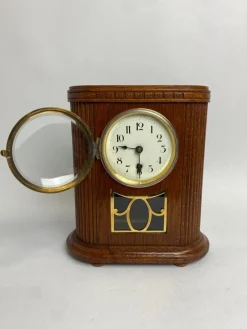 Pamono Secession Mantel Clock by Otto Prutscher, 1890s><noscript><img width=