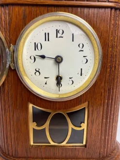 Pamono Secession Mantel Clock by Otto Prutscher, 1890s><noscript><img width=