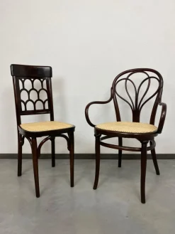 Pamono Secession No. 25 Desk Chair attributed to Thonet, 1890s><noscript><img width=