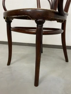Pamono Secession No. 25 Desk Chair attributed to Thonet, 1890s><noscript><img width=