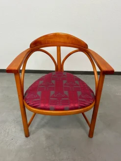 Pamono Secession No. 81 Tripod Chairs attributed to Thonet, 1930s, Set of 2