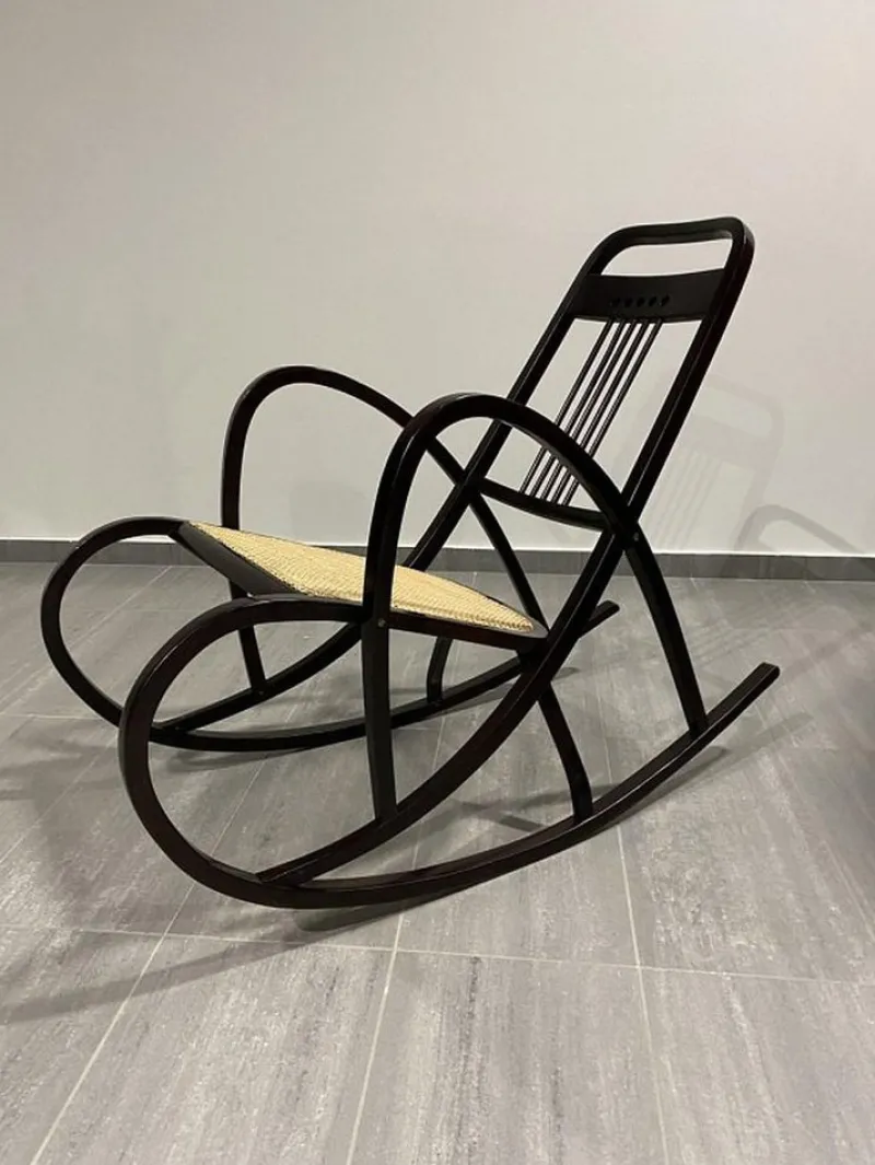 Pamono Secession Rocking Chair by Marcel Kammerer for Thonet, 1890s> Rocking Chairs